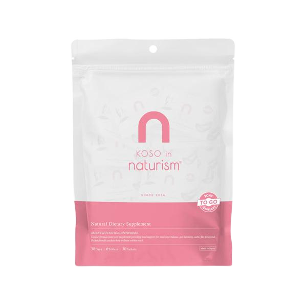KOSO in naturism ToGo (Pink)180粒 (個包装6粒×30日分)