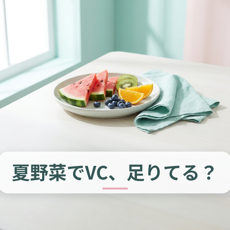 ビタミンCを多く含む夏の野菜と果物