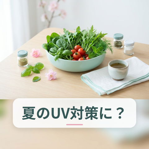 ナッツ・アボカド・かぼちゃなど緑黄色野菜や植物油を含む食事のイメージ