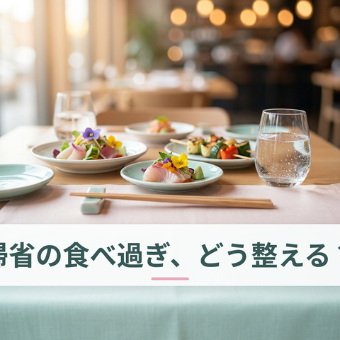 帰省・外食シーンのイメージ