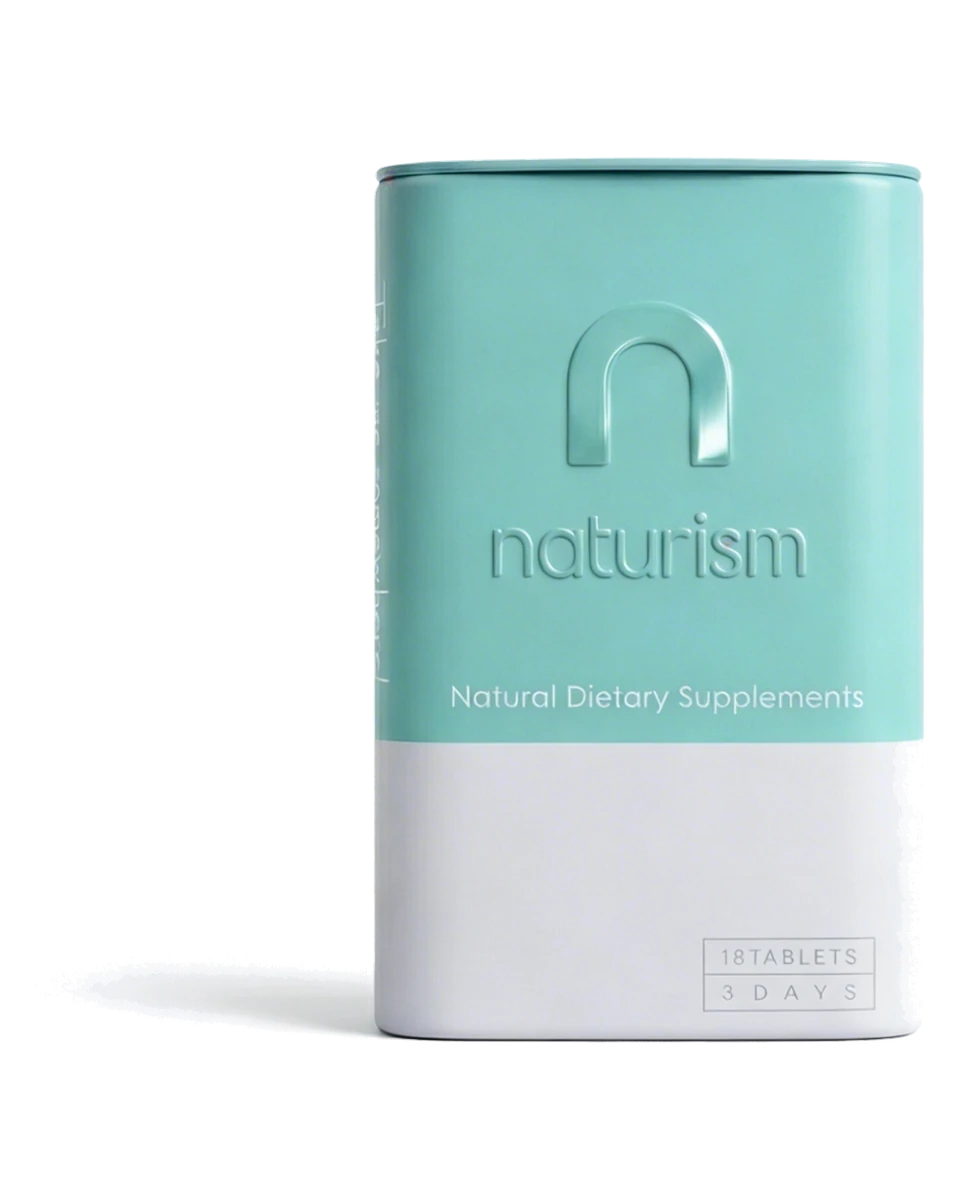 naturism Blue 18粒(3日分) 小型缶ケースつき